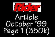 Rider Article Oct. '99 Page 1 of 2
