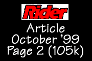 Rider Article Oct. '99 Page 2 of 2