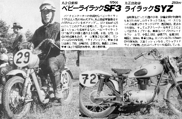 SF3 and SYZ Race Bikes