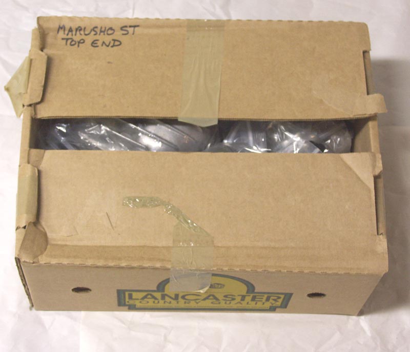 Marusho ST for sale at MarushoLilac.com: box containing top end components