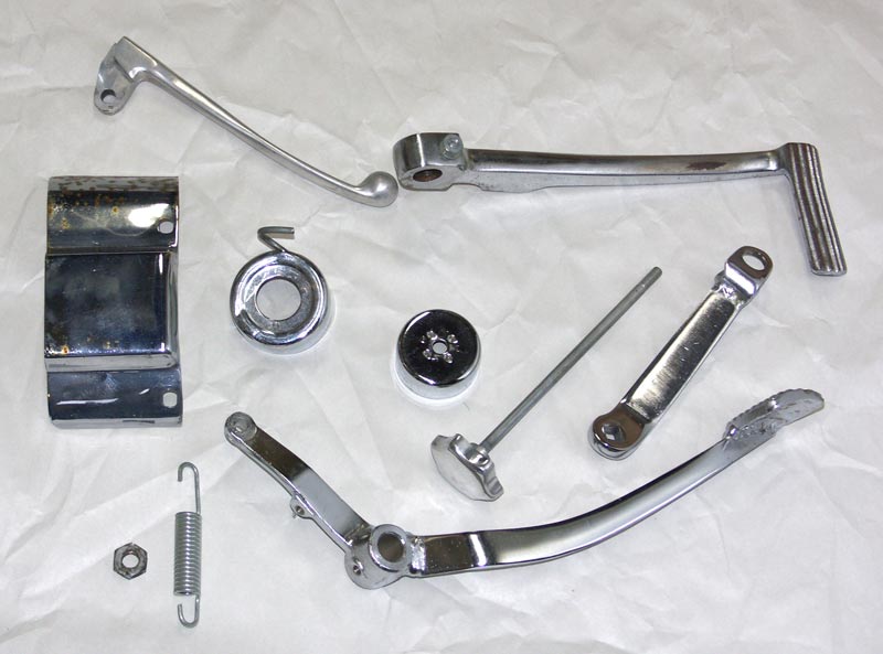 Marusho ST for sale at MarushoLilac.com: chromed parts incl. kick start lever