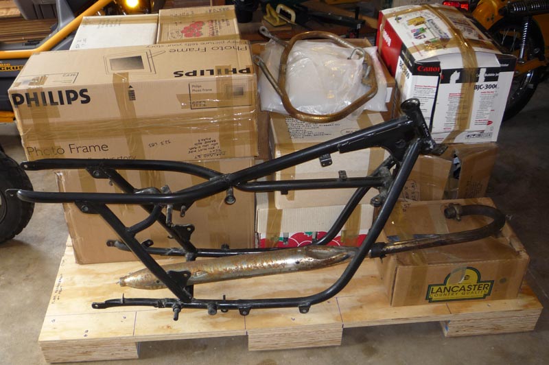 Marusho ST for sale at MarushoLilac.com: Bike arranged on crate floor