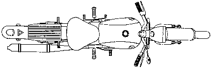 NOTE REGARDING ALTERNATE TEXT: For those without a graphical
browser, no alternate text is provided for this page since all
photos and drawings (except this one, which is a top view of a
model EN), are described within the text.